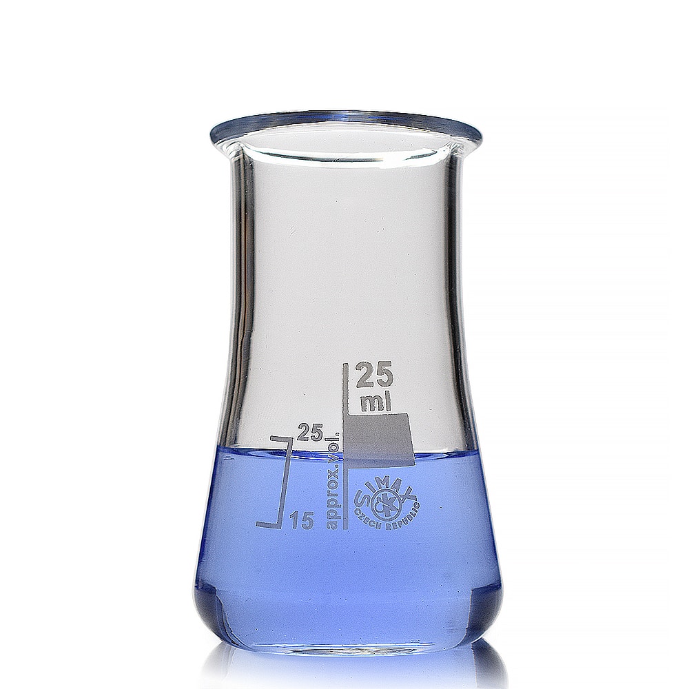 25ml Borosilicate Glass Conical Laboratory Flask