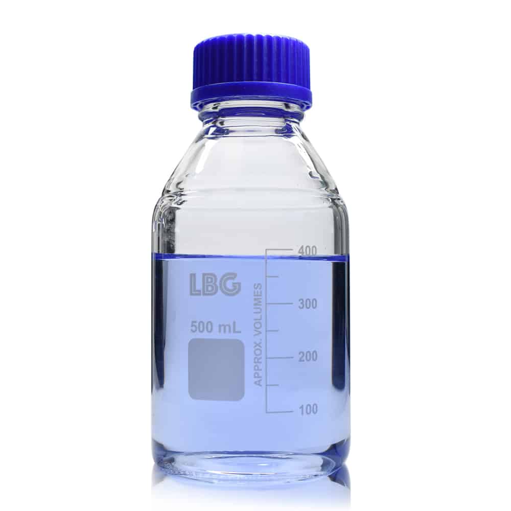 LBG 500ml Reagent Graduated Bottle with ISO Thread