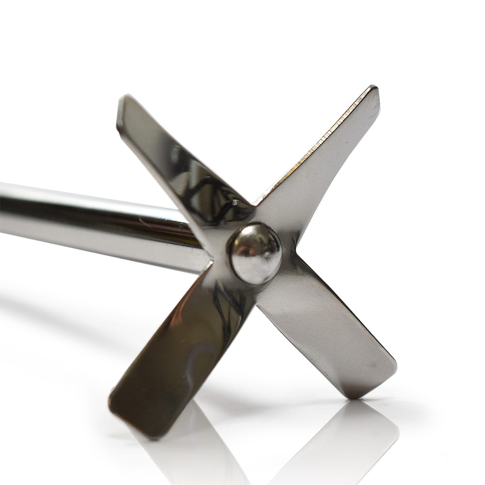 Crossed Stainless Steel Stirrer Blade