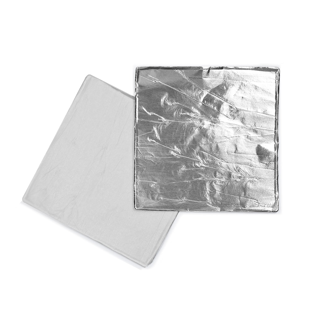 Precut Aluminium Foil Squares –100 × 100 mm, 20 µm (Pack of 500)