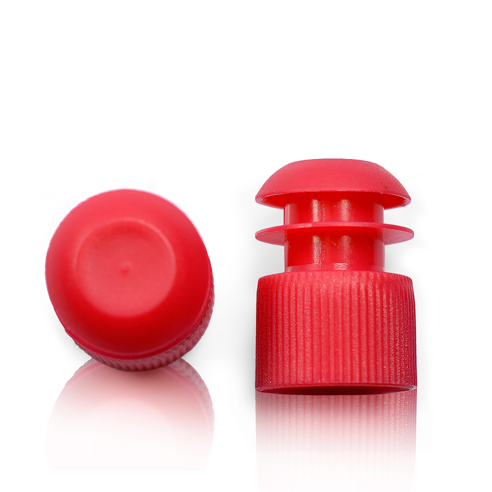 Labbox Red PE Test Tube Stopper for Ø16 mm Test Tubes