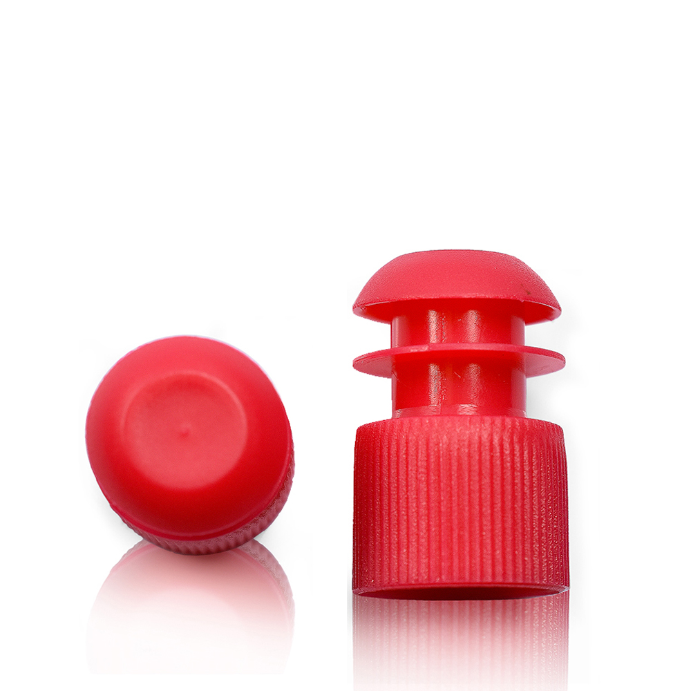 Labbox Red PE Test Tube Stopper for Ø13 mm Test Tubes