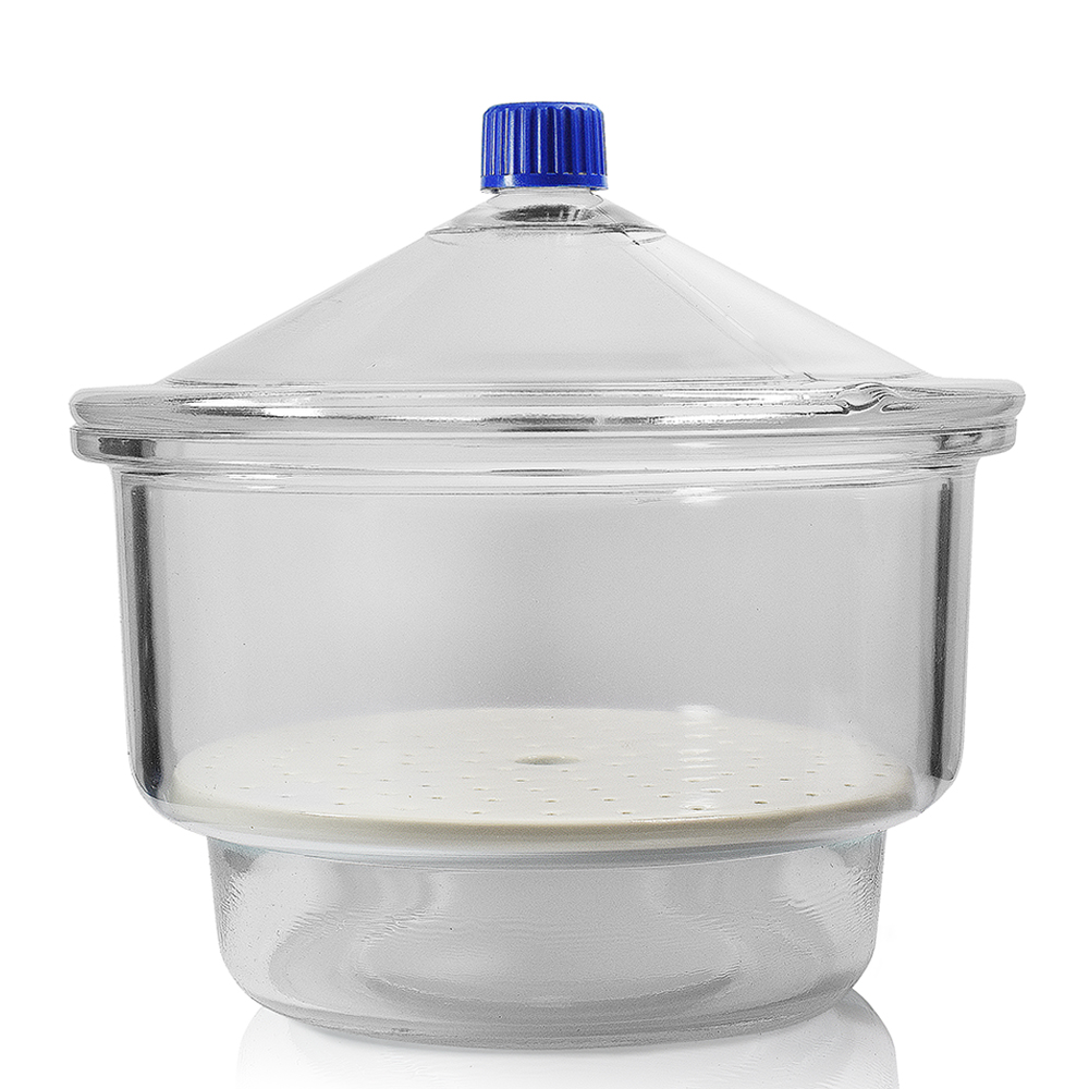 200mm Labbox Soda Lime Glass Premium Desiccator with Knobbed Lid