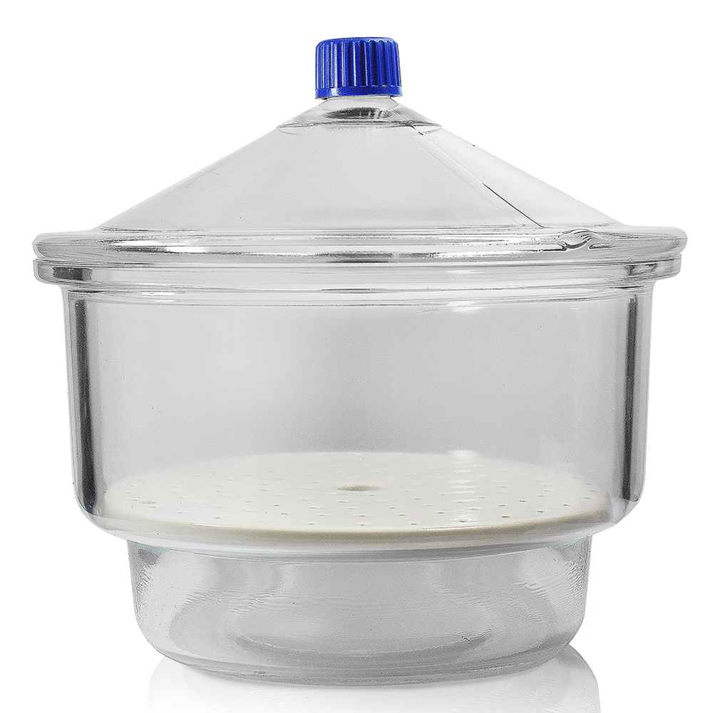 Labbox Soda Lime Glass 250mm Premium Desiccator with Knobbed Lid