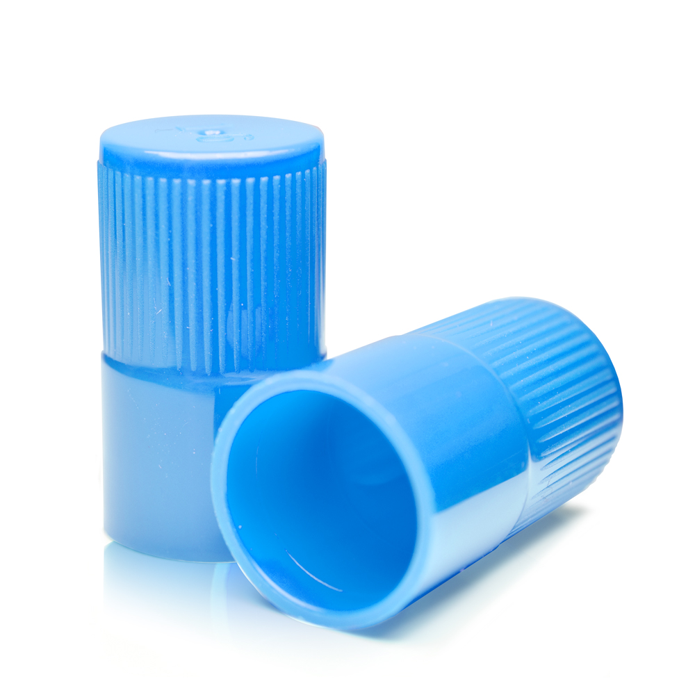 Labbox Blue PP Stopper for Ø16mm Test Tubes